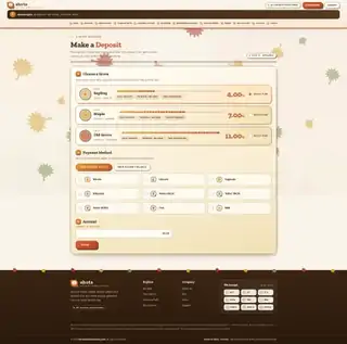H-TPL40 deposit page preview